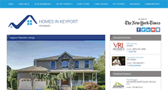 Desktop Screenshot of homesinkeyport.com