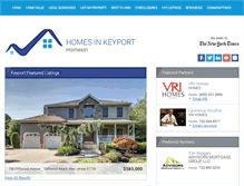 Tablet Screenshot of homesinkeyport.com